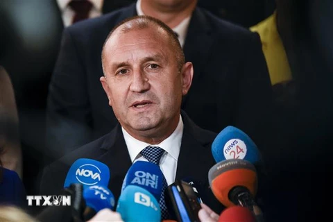 Tổng thống Bulgaria Rumen Radev. (Ảnh: AFP/TTXVN) 