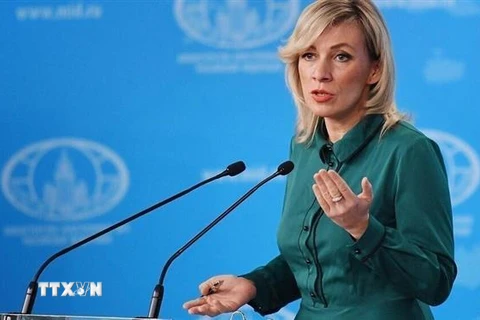 Người phát ngôn Bộ Ngoại giao Nga Maria Zakharova. (Ảnh: Tehran Times/TTXVN) 