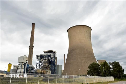 Nhà máy nhiệt điện than và khí đốt Emile-Huchet ở Saint-Avold and Carling, miền Đông Pháp ngày 7/7/2022. (Ảnh: AFP/TTXVN) 