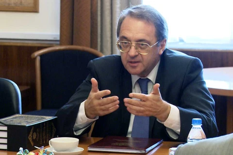 Thứ trưởng Ngoại giao Nga Mikhail Bogdanov. (Nguồn: moderndiplomacy.eu) 