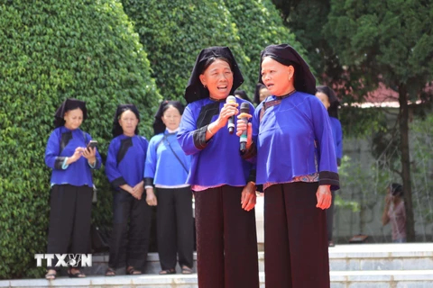 [Photo] Đồng bào dân tộc Nùng ở Lạng Sơn vui Tết Độc Lập