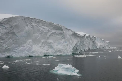 ​Sông băng Thwaites ở Nam Cực. (Nguồn: CNN) 