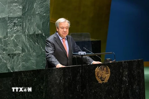 Tổng thư ký Liên hợp quốc Antonio Guterres. (Ảnh: THX/TTXVN) 