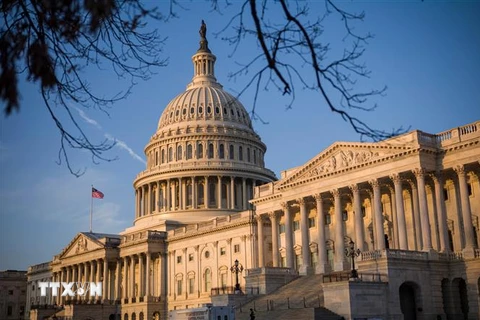 Tòa nhà Quốc hội Mỹ ở Washington, DC. (Ảnh: AFP/TTXVN) 