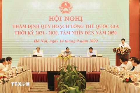 Thủ tướng Phạm Minh Chính dự và chỉ đạo hội nghị. (Ảnh: Tuấn Anh/TTXVN) 