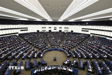 Toàn cảnh phiên họp Nghị viện châu Âu ở Strasbourg, miền Đông nước Pháp, ngày 14/9/2022. (Ảnh: AFP/TTXVN) 