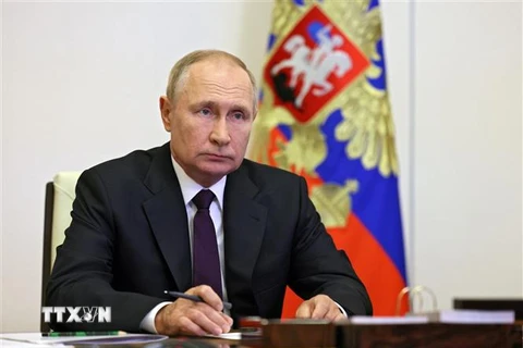 Tổng thống Nga Vladimir Putin. (Ảnh: AFP/TTXVN) 