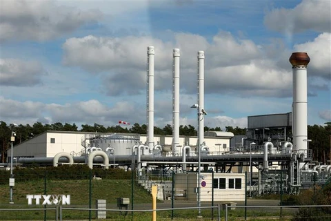 Một cơ sở cung cấp khí đốt tự nhiên hóa lỏng (LNG) tại Lubmin, Đức ngày 30/8/2022. (Ảnh: AFP/TTXVN) 
