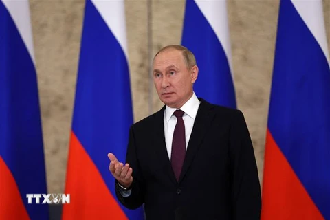 Tổng thống Nga Vladimir Putin. (Ảnh: AFP/TTXVN)