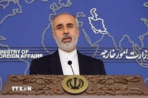 Người phát ngôn Bộ Ngoại giao Iran Nasser Kanaani. (Ảnh: IRNA/TTXVN) 