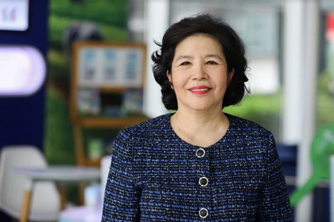 Bà Mai Kiều Liên, Thành viên Hội đồng quản trị, Tổng Giám đốc Vinamilk. (Nguồn: Vietnam+) 