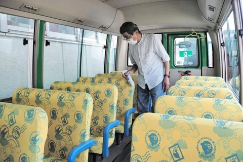 Nhật Bản quy định bắt buộc lắp đặt thiết bị an toàn trên xe buýt chở học sinh mẫu giáo. (Nguồn: japan.postsen.com) 