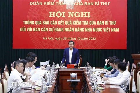 Phó Thủ tướng Lê Minh Khái phát biểu. (Ảnh: An Đăng/TTXVN) 