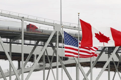 ​Giới quan sát cho rằng cuộc bầu cử này sẽ không tác động mạnh đến quan hệ giữa Canada và Mỹ.(Nguồn: AP) 