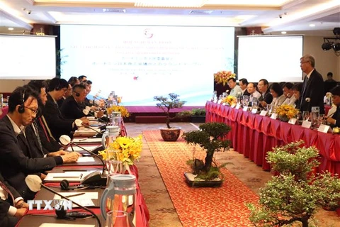 Hội nghị Bàn tròn Nhật Bản tại Thành phố Hồ Chí Minh. (Ảnh: Xuân Anh/TTXVN)