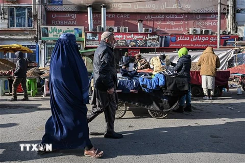 Cuộc sống thường nhật của người dân ở Kabul, Afghanistan. (Ảnh: AFP/TTXVN)