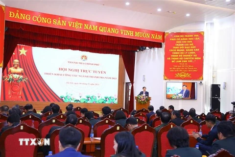 Quang cảnh hội nghị. (Ảnh: Văn Điệp/TTXVN)