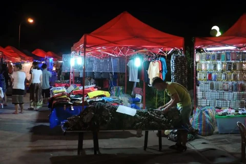 Một khu chợ đêm ở Lào. (Nguồn: Hotels)