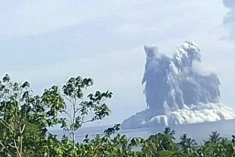 Núi lửa East Epi nằm cách thủ đô Port Vila 68km về phía Bắc. (Nguồn: Cục Khí tượng và Địa chất Vanuatu)