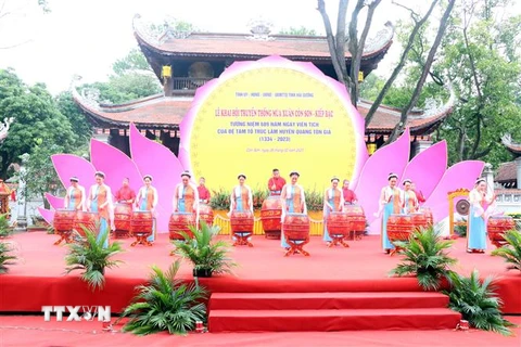 Lễ khai hội truyền thống mùa Xuân Côn Sơn-Kiếp Bạc năm 2023