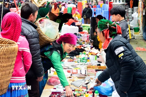 [Photo] Đậm chất văn hóa phiên chợ vùng cao ở Hà Giang
