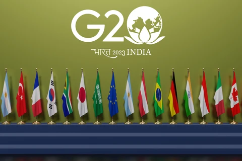 Tham dự Hội nghị Ngoại trưởng G20 tại New Delhi có Ngoại trưởng Nga Sergei Lavrov, Ngoại trưởng Mỹ Antony Blinken và Ngoại trưởng Anh James Cleverly. Trung Quốc thông báo cử Ngoại trưởng Tần Cương tham dự. (Nguồn: OECD)
