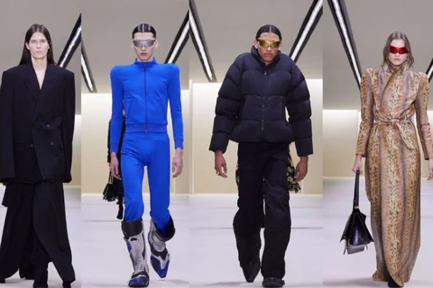 Balenciaga trở lại sàn catwalk sau chiến dịch quảng cáo gây tranh cãi. (Nguồn: Asiaone)