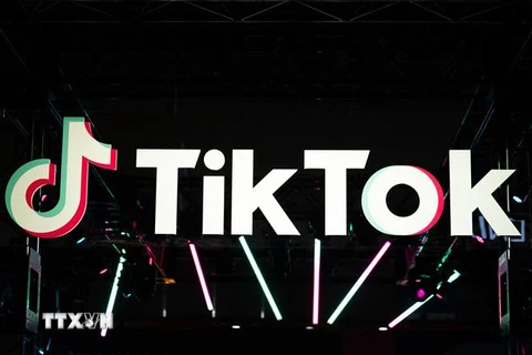 Biểu tượng của TikTok. (Nguồn: AFP/TTXVN)