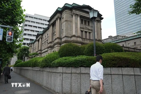 Trụ sở Ngân hàng Trung ương Nhật Bản (BOJ) tại thủ đô Tokyo. (Ảnh: AFP/TTXVN)