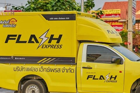 Xe giao hàng của Flash Express. (Nguồn: Thestandard)