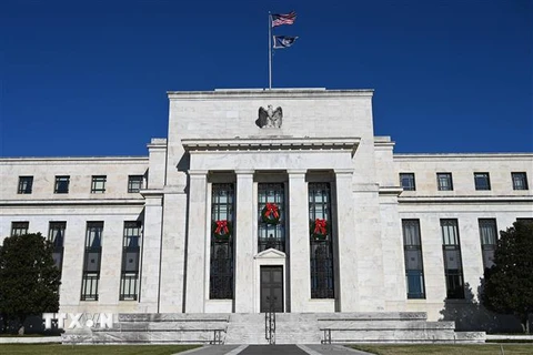Trụ sở Ngân hàng Dự trữ liên bang Mỹ (Fed) tại Washington DC. (Ảnh: AFP/TTXVN) 