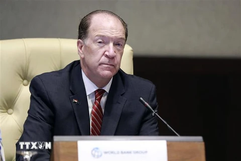 Chủ tịch Ngân hàng Thế giới David Malpass. (Ảnh: AFP/TTXVN)