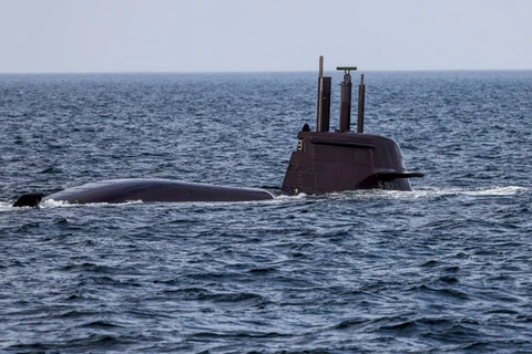 Tàu ngầm USS Florida. (Nguồn: AFP)