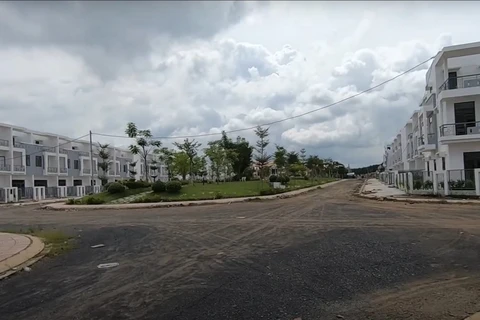 Một góc dự án Khu dân cư Tân Thịnh, huyện Trảng Bom, tỉnh Đồng Nai. (Nguồn: VOV)