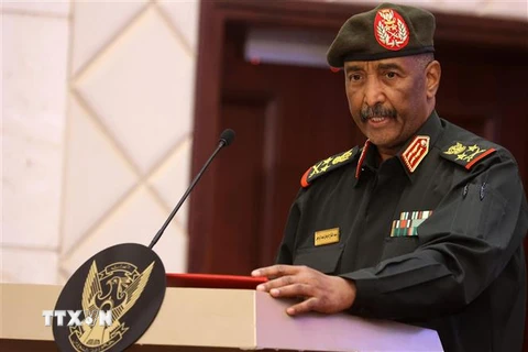 Tư lệnh quân đội Sudan, Tướng Abdel Fattah Burhan. (Ảnh: AFP/TTXVN)