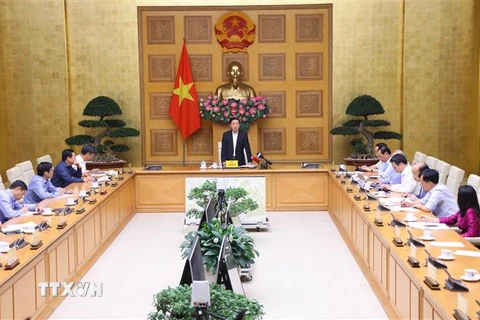 Phó Thủ tướng Trần Hồng Hà phát biểu. (Ảnh: Văn Điệp/TTXVN)