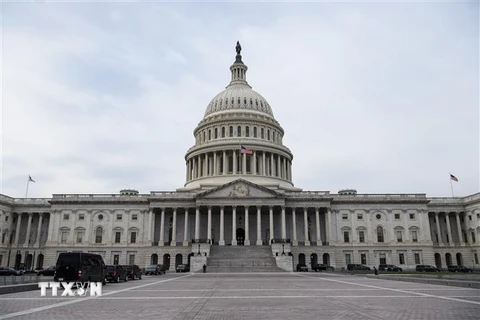 Tòa nhà Quốc hội Mỹ tại Washington, DC. (Ảnh: AFP/TTXVN)