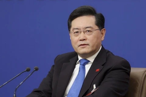 Bộ trưởng Ngoại giao Trung Quốc Tần Cương. (Nguồn: Getty)