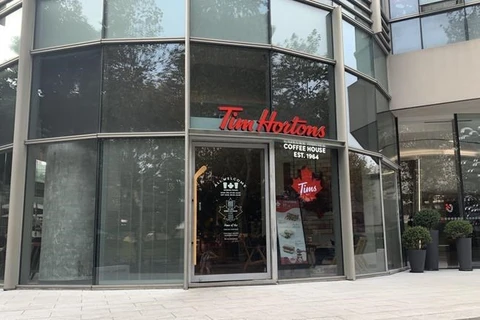 Một cửa hàng của Tim Hortons ở Thượng Hải . (Nguồn: THE CANADIAN PRESS)