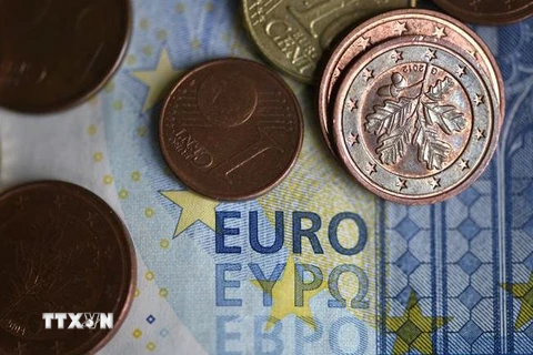 Đồng euro. (Ảnh: AFP/TTXVN)