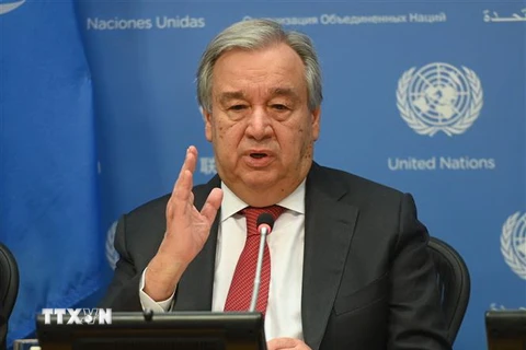 Tổng Thư ký Liên hợp quốc Antonio Guterres. (Ảnh: AFP/TTXVN)