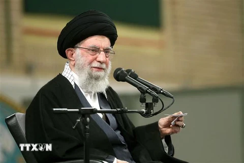 Nhà lãnh đạo tinh thần tối cao của Iran, Đại giáo chủ Ali Khamenei. (Ảnh: AFP/TTXVN)