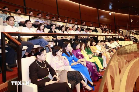 Các đại biểu tại một phiên họp của Quốc hội. (Ảnh: Doãn Tấn/TTXVN)