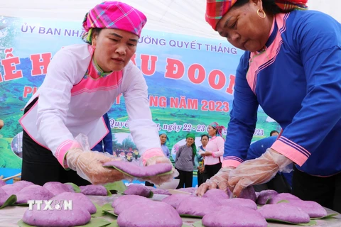 [Photo] Lễ hội Háu Đoong của người dân tộc Giáy ở Lai Châu