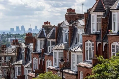 ​Giá nhà ở Anh trong tháng 7/2023 đã giảm mạnh. (Nguồn: Bloomberg)