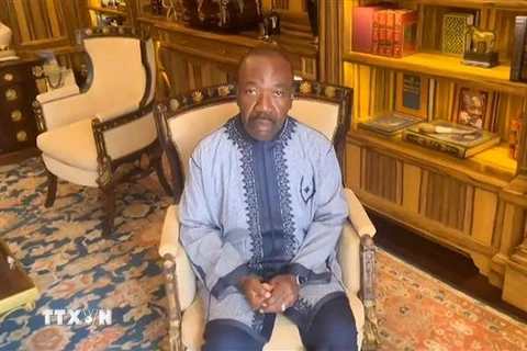 Tổng thống Gabon Bongo Ondimba bị quản thúc tại gia ngày 30/8/2023. (Ảnh: AFP/TTXVN)