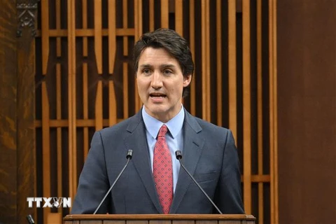 Thủ tướng Canada Justin Trudeau. (Ảnh: AFP/TTXVN)