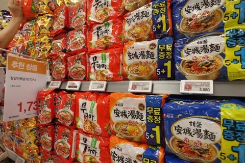 Trong 8 tháng tính từ đầu năm 2023, xuất khẩu mỳ ăn liền của Hàn Quốc tăng 20,6% so với cùng kỳ, đạt 607,7 triệu USD. (Nguồn: Themalaysianreserve)