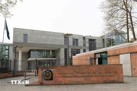 Trụ sở Tòa án Quốc tế về Luật Biển (ITLOS) tại Hamburg, Đức. (Ảnh: Mạnh Hùng/TTXVN)