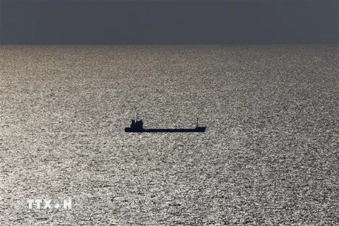 Tàu Resilient Africa rời cảng Chornomorsk, Ukraine ngày 19/9/2023. (Ảnh: AFP/TTXVN)